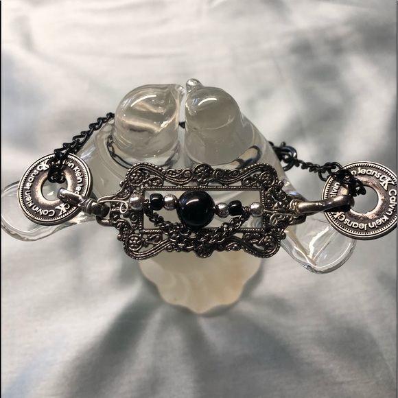black and silver beads, metal 20199191B - Picture 1 of 1